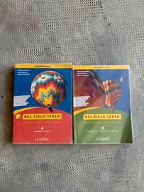 Libri di letteratura italiana nel cielo terso