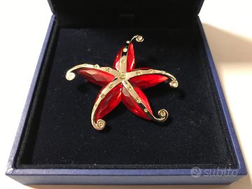 Swarovski - Spilla stella rossa