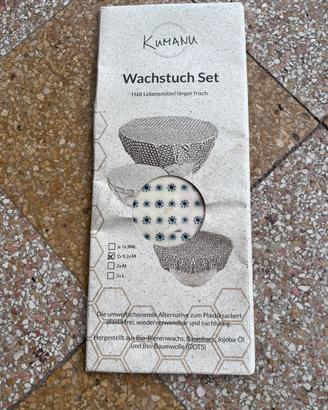 Tessuti cera d’api coperchi