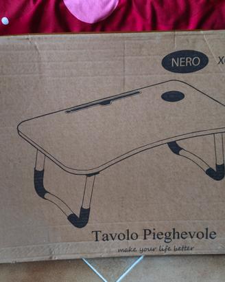 tavolino pieghevole da letto