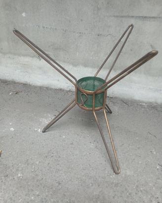 Base per tavolino vintage ottone