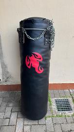 Sacco da boxe 45/50 kg – 130 cm – catene incluse