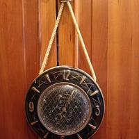 Orologio parete corda nautica barca ann 50 vintage