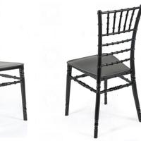 Sedia tiffany DELTA chiavarina nera CATAS catering