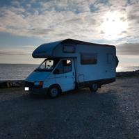 Camper mansardato ford transit 2.5 mobilvetta 1991