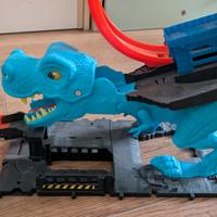 pista Hot Wheels t-rex