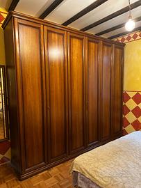 Camera da letto in noce nazionale (arte povera)