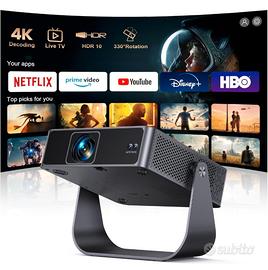 Proiettore Smart TV e supporto 4k - 1080p Nativo 