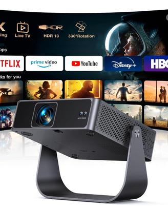 Proiettore Smart TV e supporto 4k - 1080p Nativo 