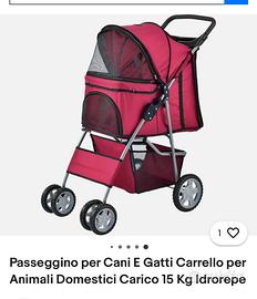 Passeggino per cani