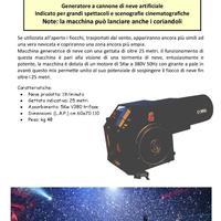 Macchina effetto NEVE