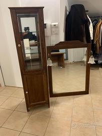 Mobile bagno e specchio in arte povera