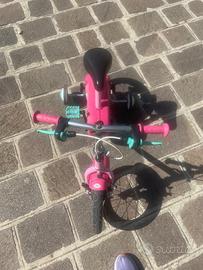 Bici bimba con rotelle