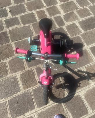 Bici bimba con rotelle