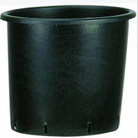 Vaso tondo in plastica 24x24 6 pezzi