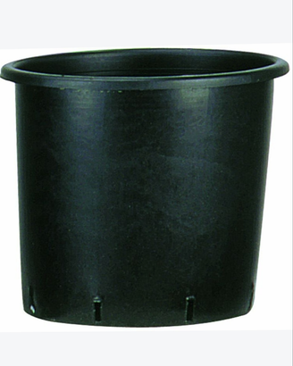 Vaso tondo in plastica 24x24 6 pezzi