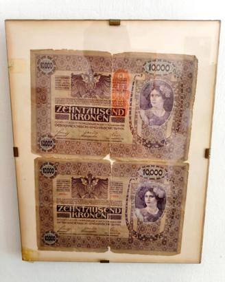 Banconote storiche “Zehntausend Kronen” incornicia