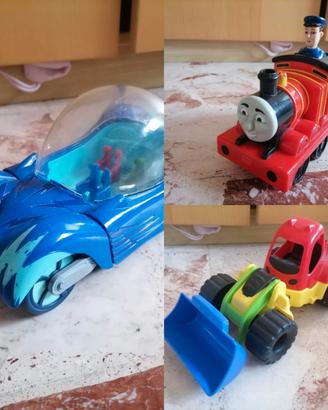 TRENO+RUSPA+MACCHINA PJ MASK