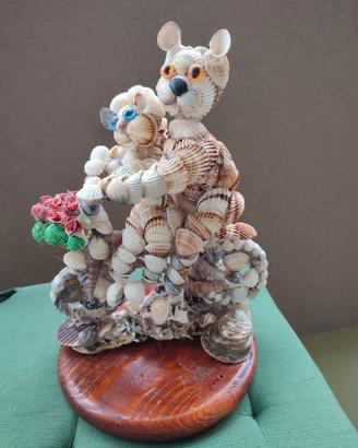 Statutetta "Lui e lei in bicicletta"