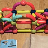 Costruzioni Magnetiche Bambini Set 65 pezzi Gioco