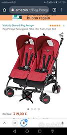 Passeggino gemellare peg perego mini pliko twin