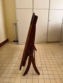 Tavolo in legno massello da interno o esterno