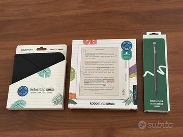 Kobo Libra Colour+ Stylus 2+ SleepCover NUOVI
