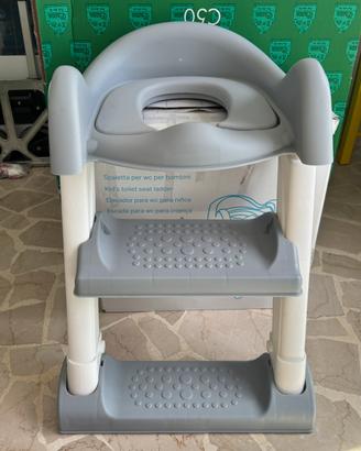 Riduttore adattatore Wc con scala per bambini