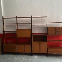 Libreria componibile anni 60