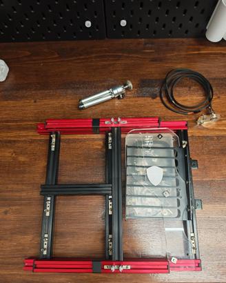 Case Open Frame PC Metallo COMPLETO