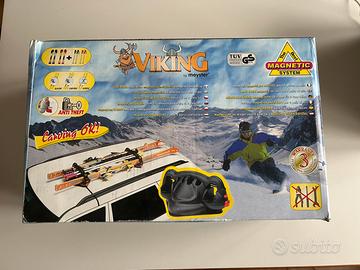 Viking porta-sci magnetico antifurto per 2 paia