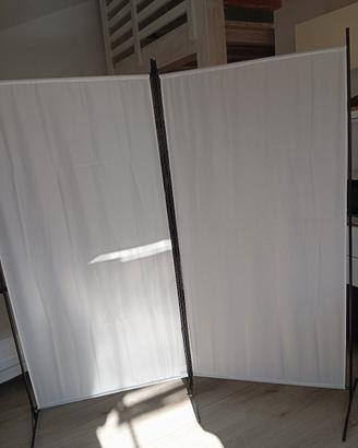 paravento in due pezzi componibili