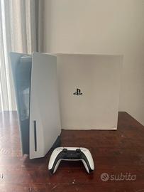 Playstation 5 con controller e scatola originale