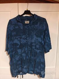 Camicia Hawaiana Grand & Hills - Blu