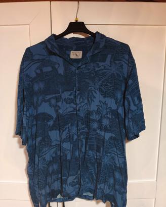 Camicia Hawaiana Grand & Hills - Blu