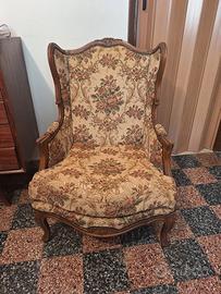 Coppia di poltrone stile bergere 