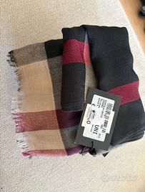 Sciarpa tartan Coveri unisex con bauletto