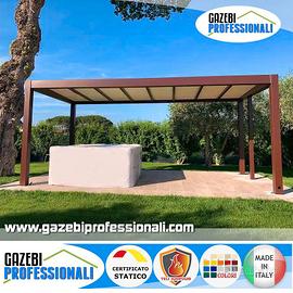 Pergotenda gazebo per bar e dehor agriturismo PVC