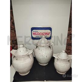 OGGETTO TRITTICO CERAMICA PUGLIESE ANNI 60