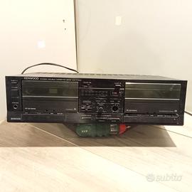 Kenwood Stereo Double cassette Deck KX-77CW 