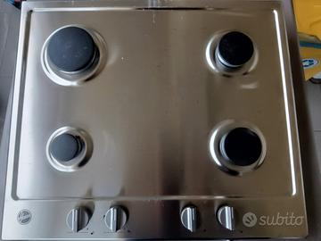 piano cottura acciaio inox Hoover da 60 cm