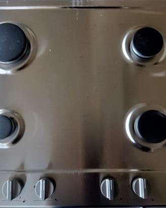 piano cottura acciaio inox Hoover da 60 cm