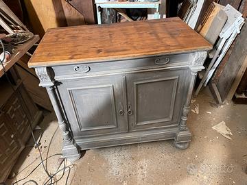 credenza madia antica restaurata