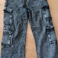 jeans cargo donna