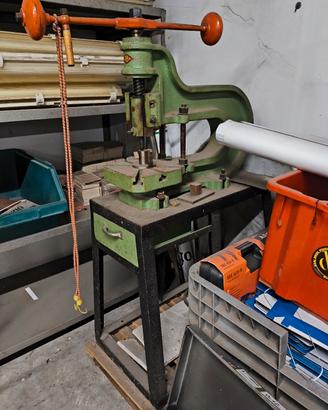 pressa a bilanciere manuale coba (funzionante)