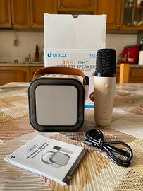 Set Karaoke Portatile cassa bluetooth e microfono