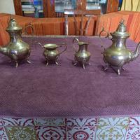 Servizio Tè e Caffè Vintage Argentato - 4 Pezzi - 