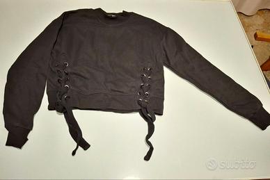 Crop top a manica lunga