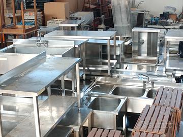 Tavoli inox e lavabi inox usati