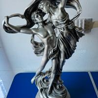 Scultura Resina Vintage Eugène Marioton "La dance"
